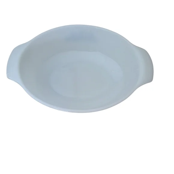 Vintage Fire King Cornflower Casserole Dish White and Blue Cookware Set 3 Pcs - Picture 7 of 14